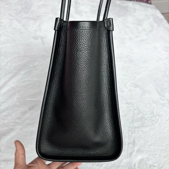 KATE SPADE Ella Large Pebbled Leather Black Tote Handbag--NWT - Picture 5 of 13